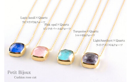 ネックレス K18 天然石 ライトアメジスト [シエロ 山梨県 中央市 21470779] アクセサリー ジュエリー アクセ 水晶 アンティーク クラシカル シンプル 18k かわいい 華奢