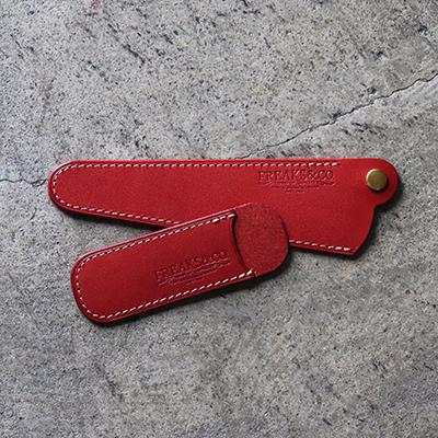 ふるさと納税 長岡京市 栃木レザーのはさみケースセット【レッド】 裁ちばさみ  糸きりばさみ  ハサミ ケース 革 本革