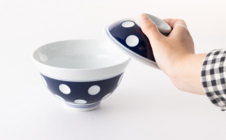水玉蓋付丼(小) NAZ002 やきもの 食器