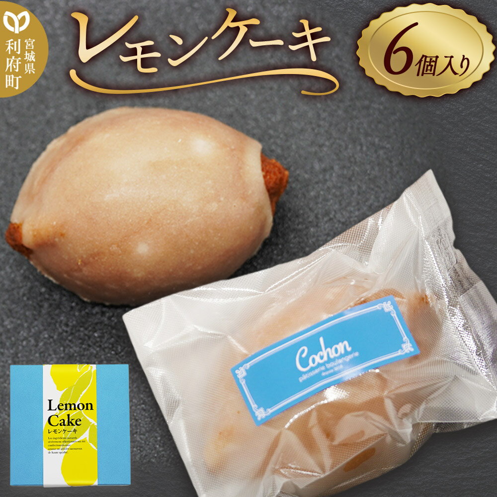 【ふるさと納税】レモンケーキ （6個入り）