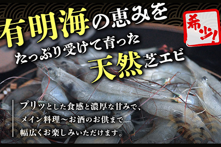 佐賀県有明海産 天然芝海老むき身(加熱用) 1kg(100g×10袋）｜海老 エビ 剥き 真海老 国産 加熱用 使い切り 水洗い不要 簡単調理 ストック 主婦に最適 佐賀県鹿島市 人気 送料無料　C-