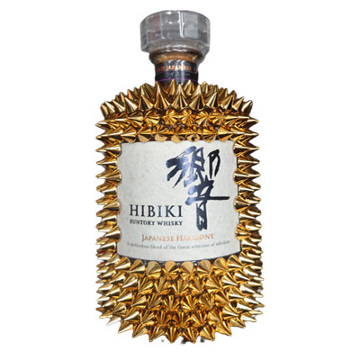 ウィスキー オリジナル デコレーションボトル (トゲHBNV :700ml)_ウィスキー 洋酒 酒 お酒 国産 高級 インテリア 雑貨 飾れる ボトル 記念 ギフト 贈答 プレゼント 誕生日 還暦祝い 退職祝い 大阪府 枚方市【1473381】