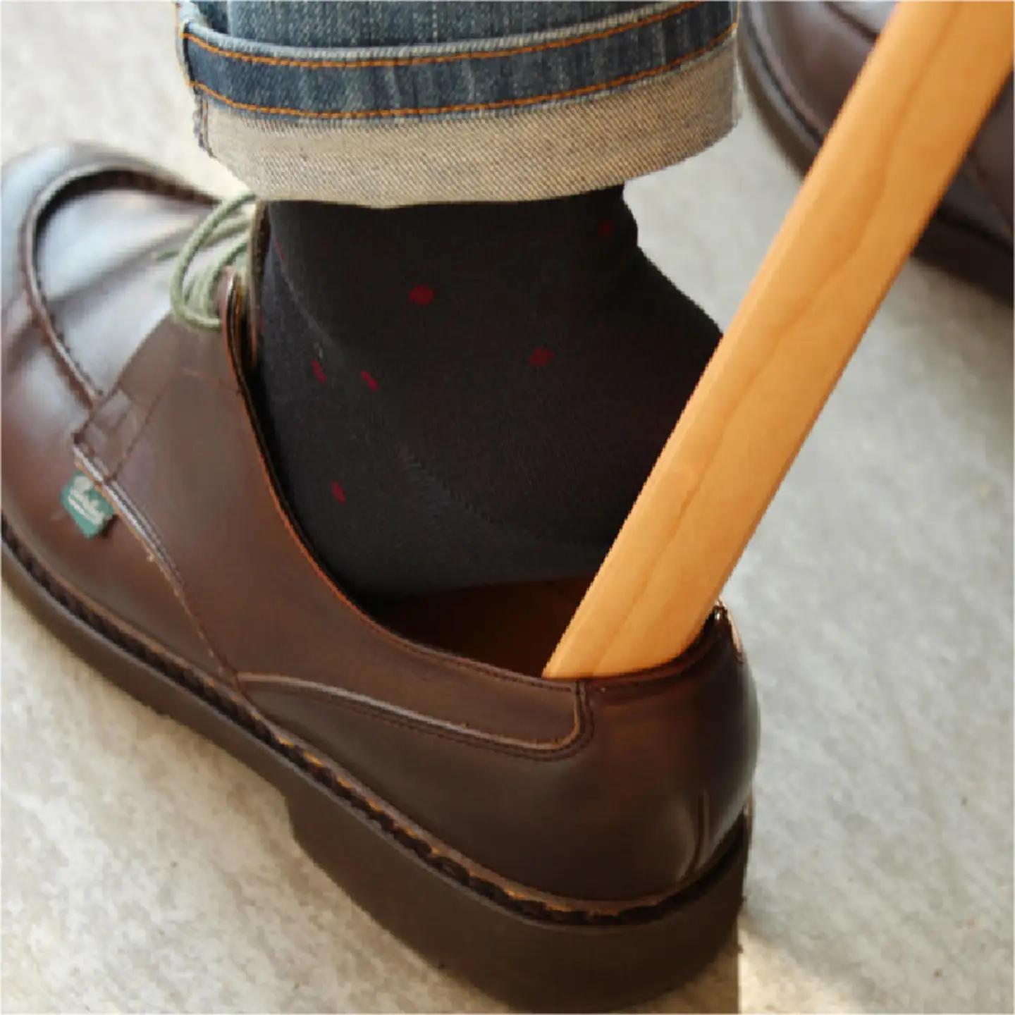 Hacoa 木製靴べら「Shoehorn」　チェリー