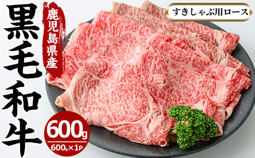 
No.606 鹿児島県産黒毛和牛すきしゃぶ用ロース肉(600g)国産 九州産 牛肉 黒毛和牛 和牛 ロース スライス 数量限定 すき焼き しゃぶしゃぶ 冷凍【さつま屋産業】
