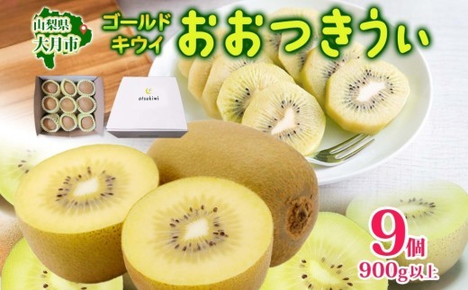 
                  【2026年発送】キウィ おおつきうぃ ゴールドキウイ 900g以上 9個 キウイ キウィフルーツ 果物 フルーツ 果肉 旬 ゴールド ゴールデンキング 国産 甘い デザート トッピング ギフト 贈り物 高糖度 産地直送 栽培期間中農薬不使用 送料無料 杉本農園 山梨県 大月市
                