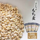 【ふるさと納税】 国産 もち麦 おすすめ もちむぎ はねうまもち 計2kg 500g 4袋 ／ 雑穀 500グラム 四袋 総量 2kg 2キロ 岩手県産 リゾット スープ 小分け 小袋 もちもち 食感 手軽 簡単 食品 料理 自宅用 家庭用 産地直送 農家直送 岩手県 八幡平市 送料無料 十一代目藤助