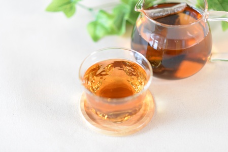 焙煎 黒バイオ茶 大袋1袋 有機栽培 お茶 茶葉 tea 緑茶 ほうじ茶 ブレンド茶 製茶 アイス ティーバッグ マグボトル お手軽 小分け 飲料類 水分補給 国産 宮崎県産 九州産 スポーツ アウト