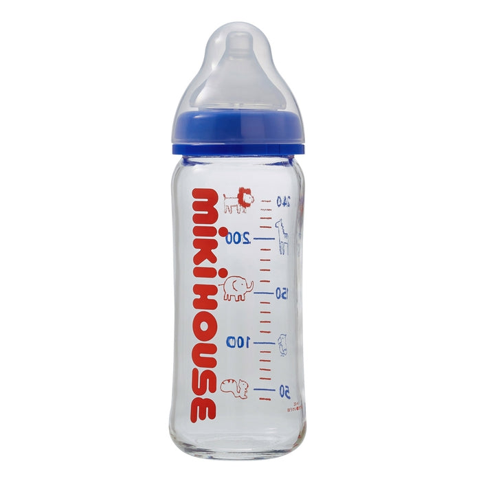 【ふるさと納税】A277　ミキハウス　ガラスミルクボトル　240ml