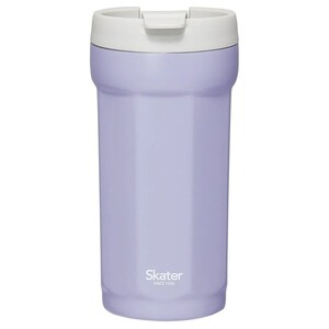八角形 ステンレス タンブラー 350ml ライラックグレー コップ フタ付き 保温 保冷 おしゃれ スケーター skater SMVO4 フィールカラー 持ち運び ふた付き かわいい 真空断熱 グッズ 便利 スケーター株式会社T  8-056