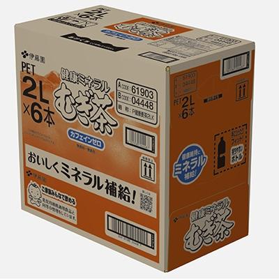 ふるさと納税 海南市 海南市産　ペットボトル飲料　健康ミネラルむぎ茶2L×6本(1ケース)
