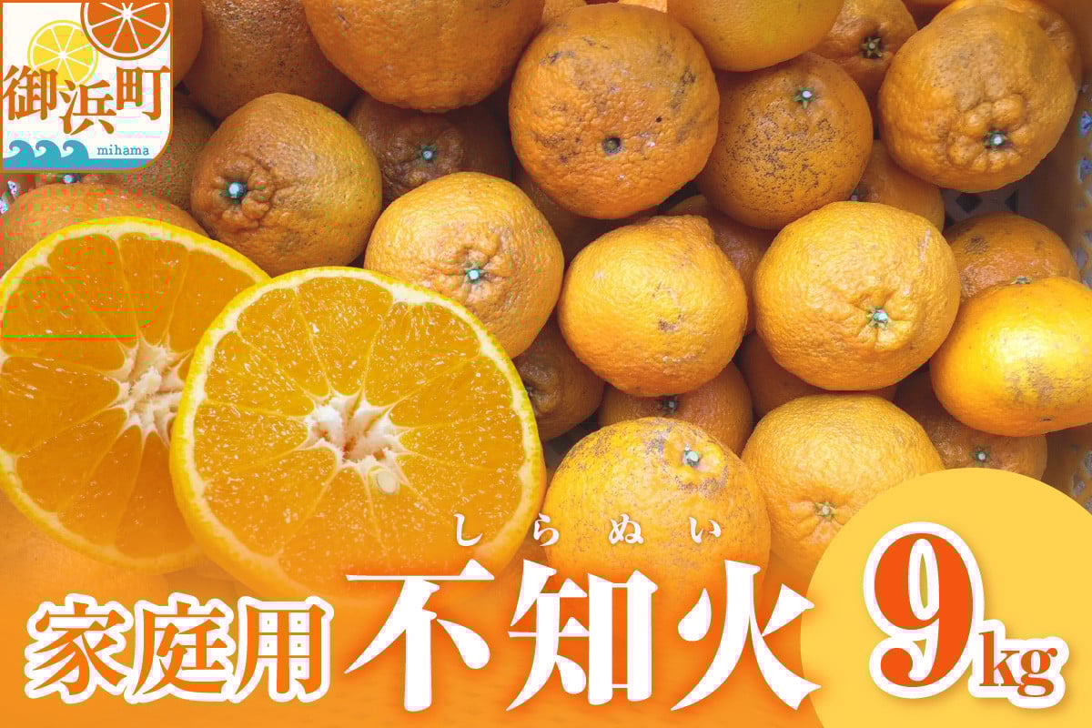 
            【2026年発送 先行予約品】ミカファームの不知火9キロ(家庭用) 【数量限定 果物 フルーツ みかん 不知火 しらぬい デザート 9kg 家庭用 三重県 御浜町】
          