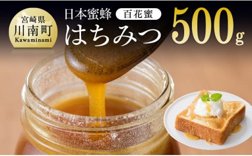 
【数量限定】国産はちみつ（百花蜜）500g
