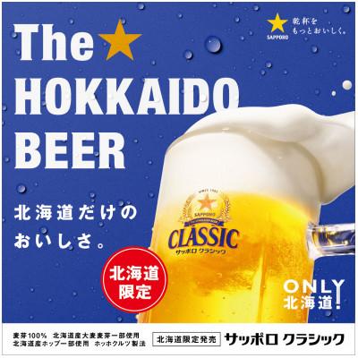 ふるさと納税 上富良野町 【毎月定期便】サッポロ クラシック 350ml×24本入り全2回 |  | 01