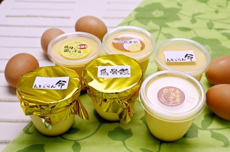 ちゃたまや　自家製たまごプリン6種10ヶセット プリン【 卵 たまご 卵プリン プリンセット プリン詰合せ 長野県 佐久市 信州 】