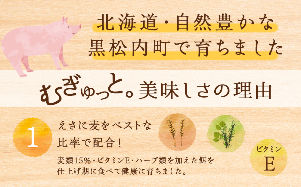 黒松内町産　豚肩肉切り落とし 3㎏　国産 北海道産 小分け 便利 真空 精肉 豚肉 麦小町(R)