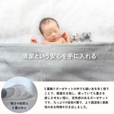 ふるさと納税 蒲郡市 三河木綿 ガーゼケット やわらか速乾 シングルサイズ_かすみ グレー【G0304】 |  | 01