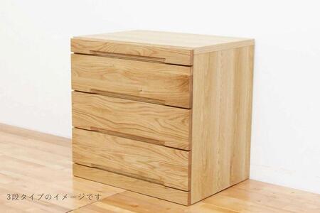 仏壇台 下台 チェスト 幅60-5段 スライドカウンター付き 引き出し収納「Nestle-ネッスル」ホワイトオーク材 大川家具 木製 無垢材【丸田木工】