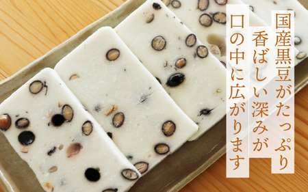 石川県産米と国産黒豆で作ったとぼ餅 6枚入り×5袋セット / お茶菓子 餅菓子 菓子 おかし おやつ お取り寄せ 美味しい とぼもち 手作り 手づくり