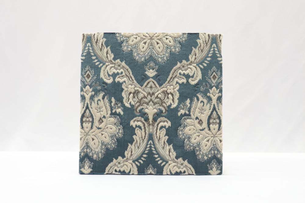 金華山織ファブリックパネル ベニス ブルー 3枚組 約27cm×27cm×2.5cm 株式会社中矢パイル【KSK5】