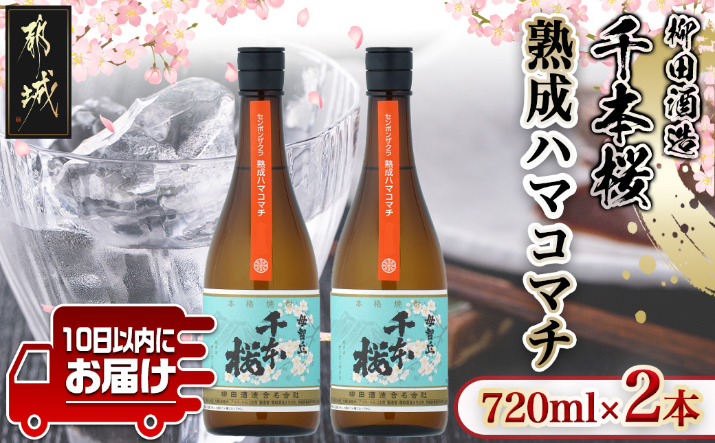 
【柳田酒造】千本桜 熟成ハマコマチ(25度)720ml x 2本 ≪みやこんじょ特急便≫_12-0750_(都城市) 本格芋焼酎 ハマコマチ ロック/ソーダ割 伝統製法/老舗 家飲み/宅飲み 定番焼酎
