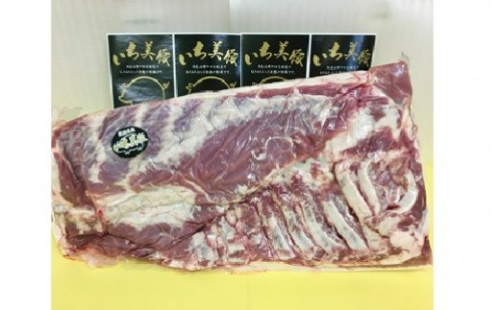 S9 いち美豚　豚バラブロック1枚（約3.8kg以上）