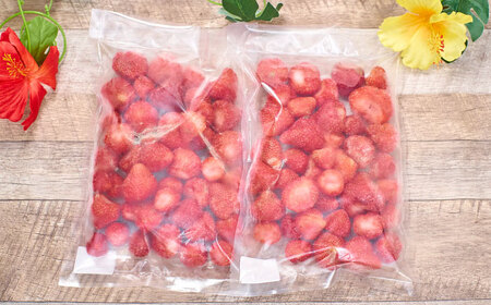 【4月以降発送】冷凍 あまおう苺 2kg （約500g×4袋） 《築上町》【南国フルーツ株式会社】 果物 苺 いちご あまおう[ABET002]