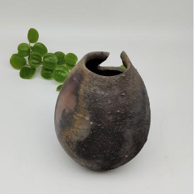 ふるさと納税 備前市 備前焼窯変切込み壺(登り窯) |  | 02