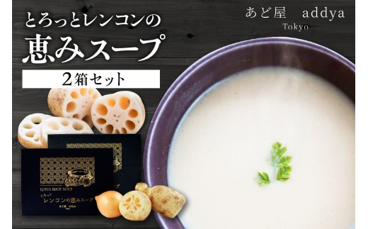 「とろっとレンコンの恵みスープ」2箱セット