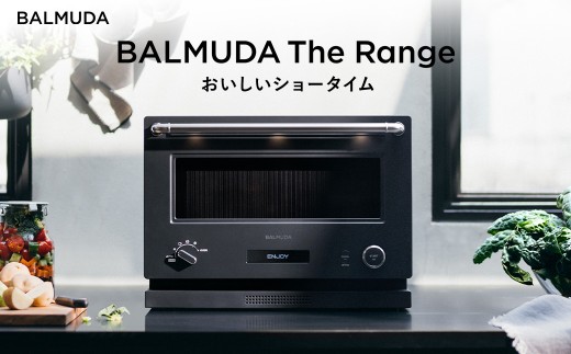 バルミューダ BALMUDA The Rangeブラック K09A-BK／JP ｜ BALMUDA バルミューダ ザ・レンジ オーブンレンジ オーブン 家電 おしゃれ リビング キッチン モダンクラシック