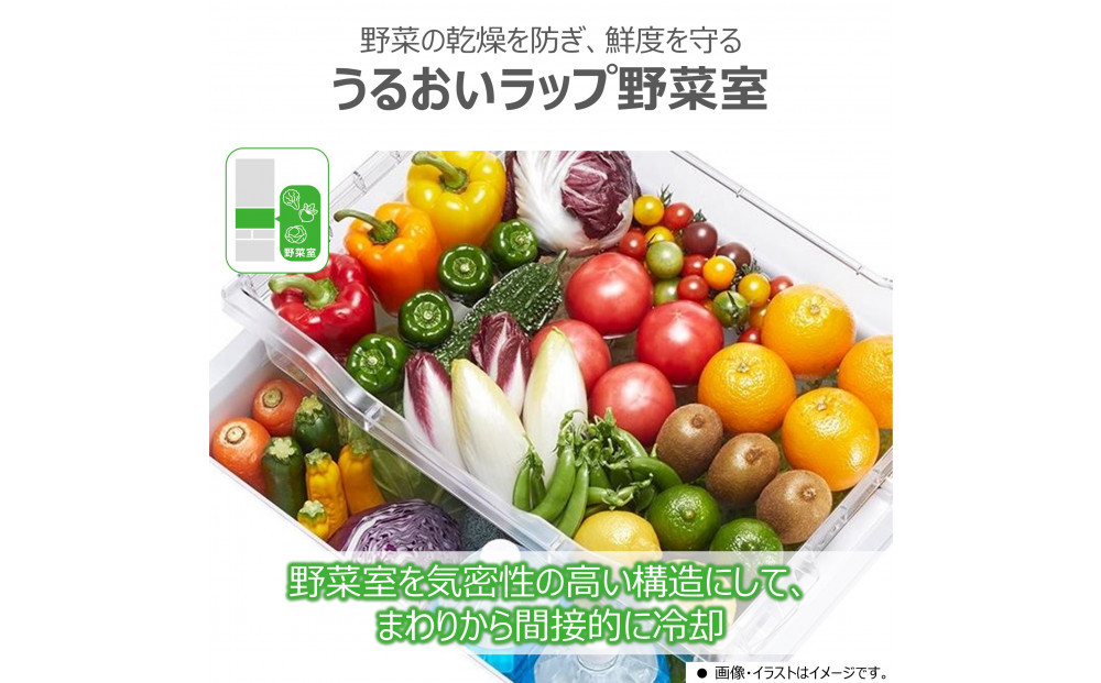 東芝　冷蔵庫【標準設置費込み】　411L　5ドア　右開き　冷凍冷蔵庫　GR-Y41GH(WU)