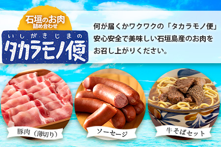 先行予約【新感覚】石垣島の「お肉」詰め合わせ～タカラモノお肉便～【 沖縄 石垣 石垣島 八重山諸島 お肉 南国 詰め合わせ 】SH-6