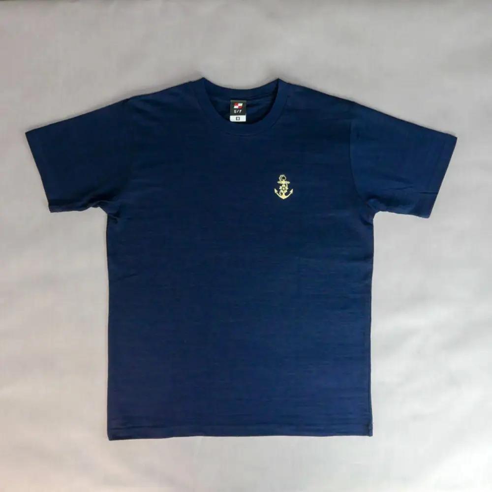 戦艦大和Tシャツ(金蒔絵シール付き)  LLサイズ ラブ天竺素材 携帯電話・ガラス・金属製品・漆器・陶器・パソコン・スポーツ用品等の装飾に 広島県 呉市 ku091-016-ll-r