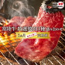 【ふるさと納税】【定期便/3か月連続お届け】 常陸牛 特選焼肉3種盛り合わせ 赤身・上カルビ・特上カルビ (500g×3回) | 茨城県 境町 坂東太郎 牛 赤身 常陸牛 盛り合わせ上カルビ 特上カルビ 特選
