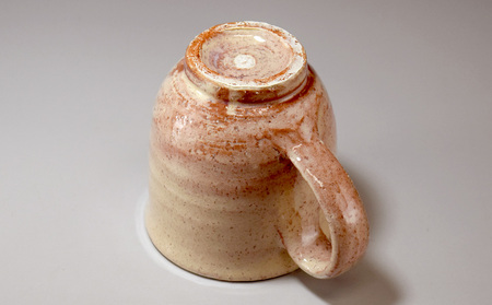 萩焼　マグカップ（へこみ）| HG000318