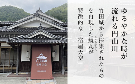 兵庫県朝来市・竹田城跡の観光におすすめ♪ 宿屋 天空の1泊2日素泊まり(和室/2名様分)【1391176】