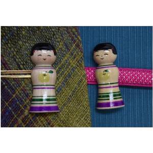 「こけス」ネクタイピン＆帯留め(緑りんご)_装飾品・工芸品     装飾品・工芸品  服飾小物 _【1238405】