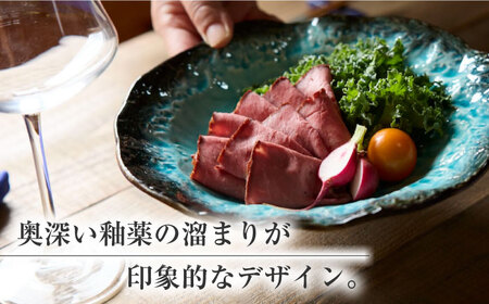 【美濃焼】KANADE カレー皿 ブルー 5枚セット【丸利玉樹利喜蔵商店】器 カレー皿 深皿 オーバル ブルー 青 セット 家族 贈り物 送料無料[MCC056]
