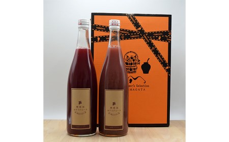 山形の無添加ぶどうジュース 600ml×2本セット(デラウェア) FZ23-147