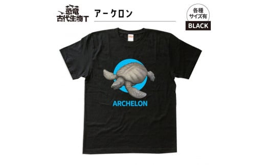 
恐竜・古代生物Tシャツ　アーケロン001　
