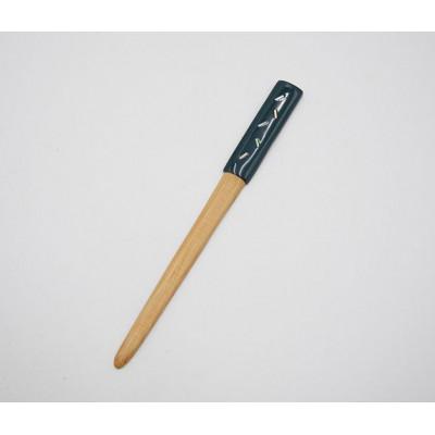 ふるさと納税 高岡市 【高岡漆器】ペーパーナイフ群青ライン青貝入 |  | 01