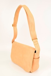 【minca】栃木レザーのショルダーバッグ01S 斜めがけ ミニサイズ ソフトな手触り/Shoulder bag 01/S/タン(生成)　545