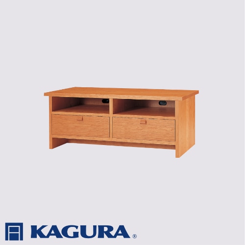 家具蔵 KAGURA TVボード モデルノ 1220 D52 チェリー材 家具 棚 収納 テレビボード テレビ台 木材 無垢材 職人 手作業 天然木 高級木材 無添加 安全 ジャパニーズモダン 高級家具 熟練 無着色 おしゃれ 天然木無垢材 温もり シンプル 洗練