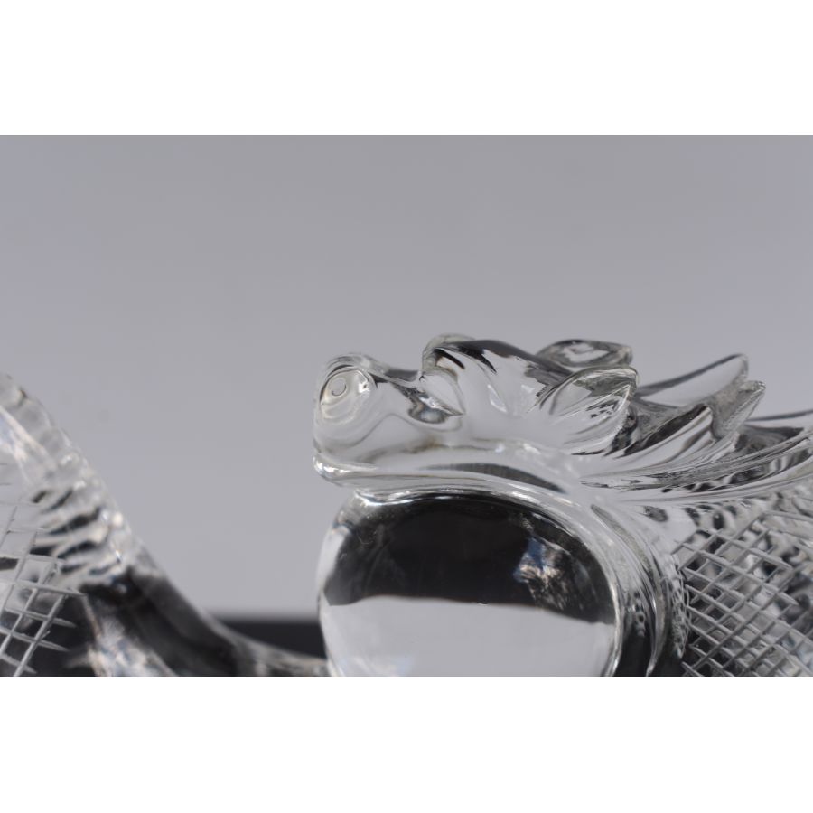 ＜土屋華章製作所＞水晶【玉護龍】