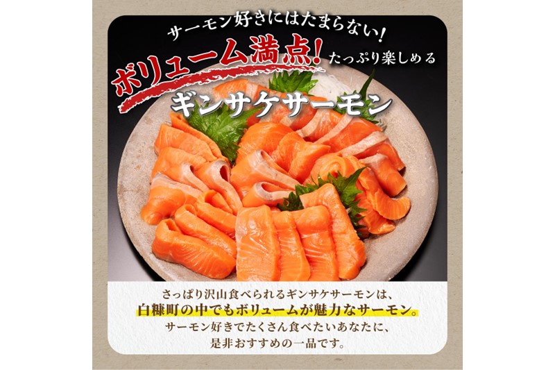 ※2025年5月末までにお届け※ギンサケサーモン【1kg】