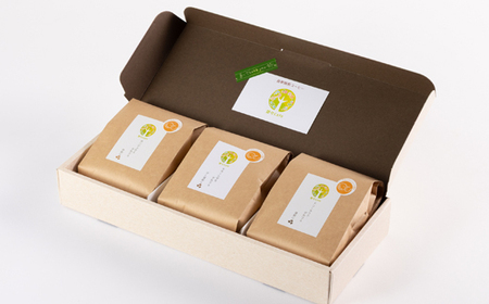 【デカフェ】楚々Cafeの自家焙煎珈琲豆 3種飲み比べセット(粉)【1367909】