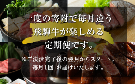 定期便 飛騨牛 三昧 肉 全5回 定期便 [S526_fu]