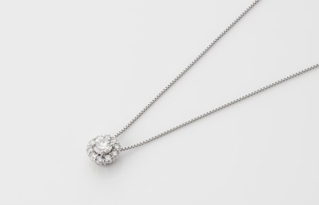 アルカンシェル プラチナ 中石ダイヤペンダント（計0.2ct）