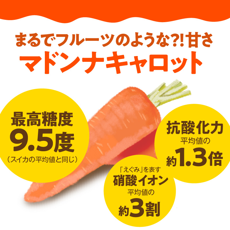 ＜フジテレビ『どっちのふるさと？』で紹介されました！＞ 【期間限定】訳あり！こどもも食べられる甘み！「マドンナキャロット」 3kg にんじん 人参 ニンジン 野菜 やさい 国産 碧南市 健康 食品ロス