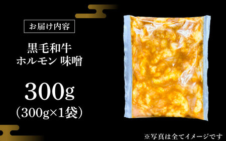 黒毛和牛ホルモン 味噌 300g （300g×1袋）[AZCW052] 和牛ホルモン