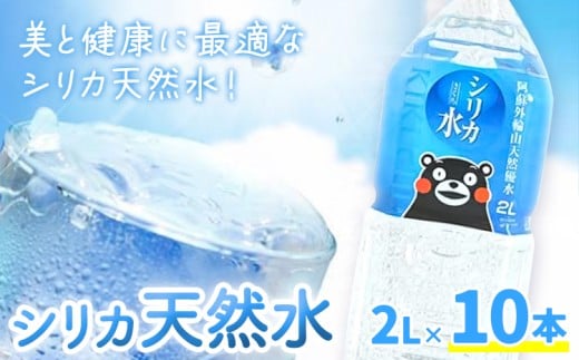 シリカ天然水 2L×10本 《30日以内に出荷予定(土日祝除く)》